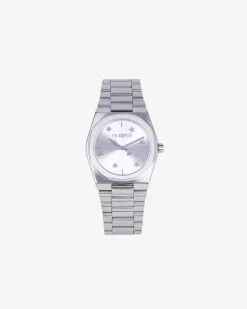 Montre avec étoiles argentée