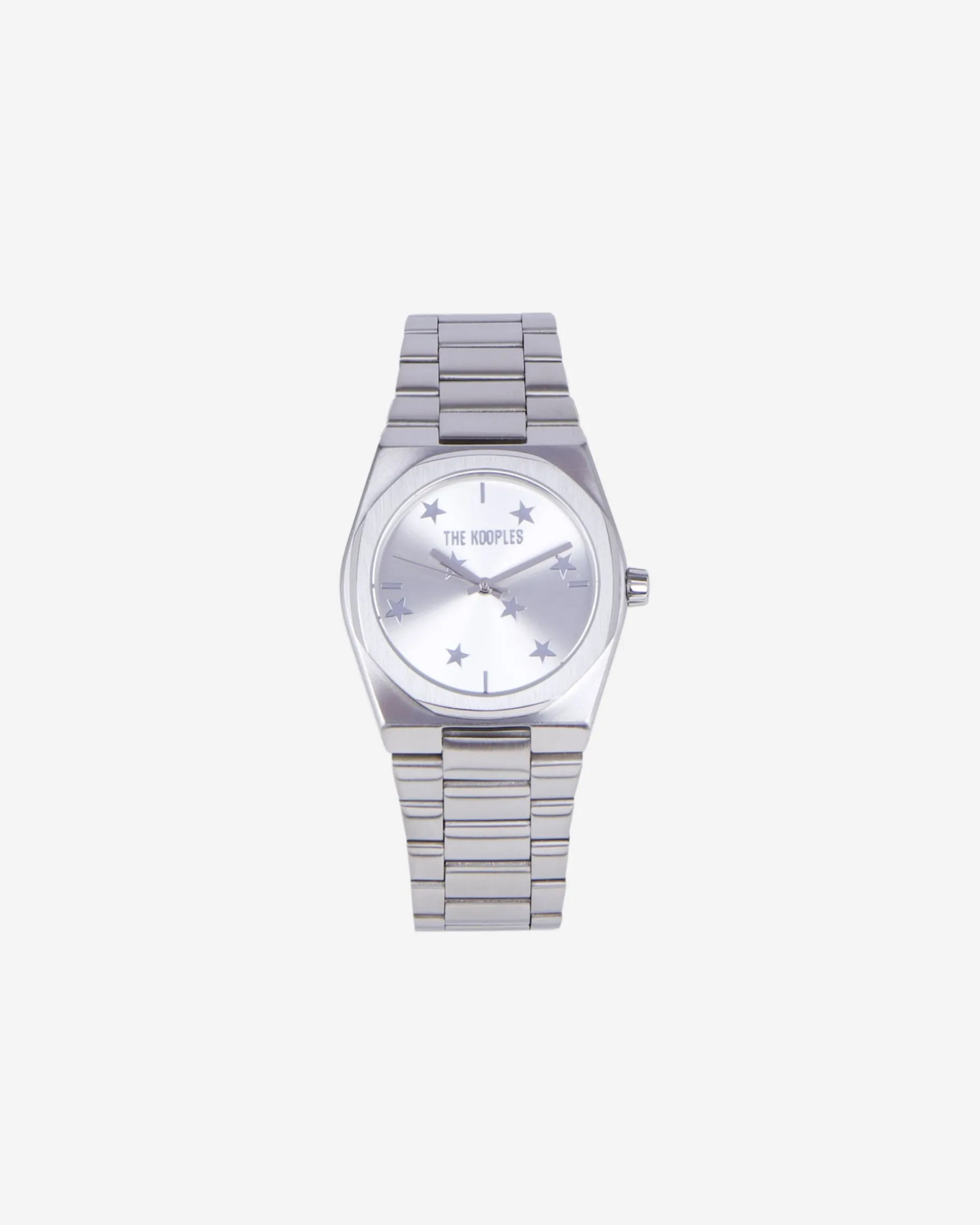 Montre avec étoiles argentée