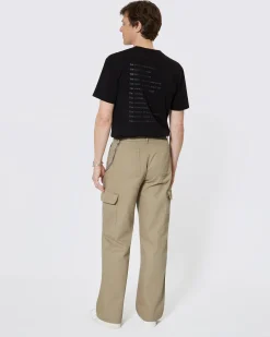 Pantalon cargo beige