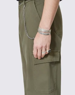 Pantalon cargo kaki
