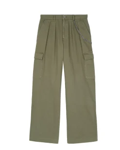 Pantalon cargo kaki
