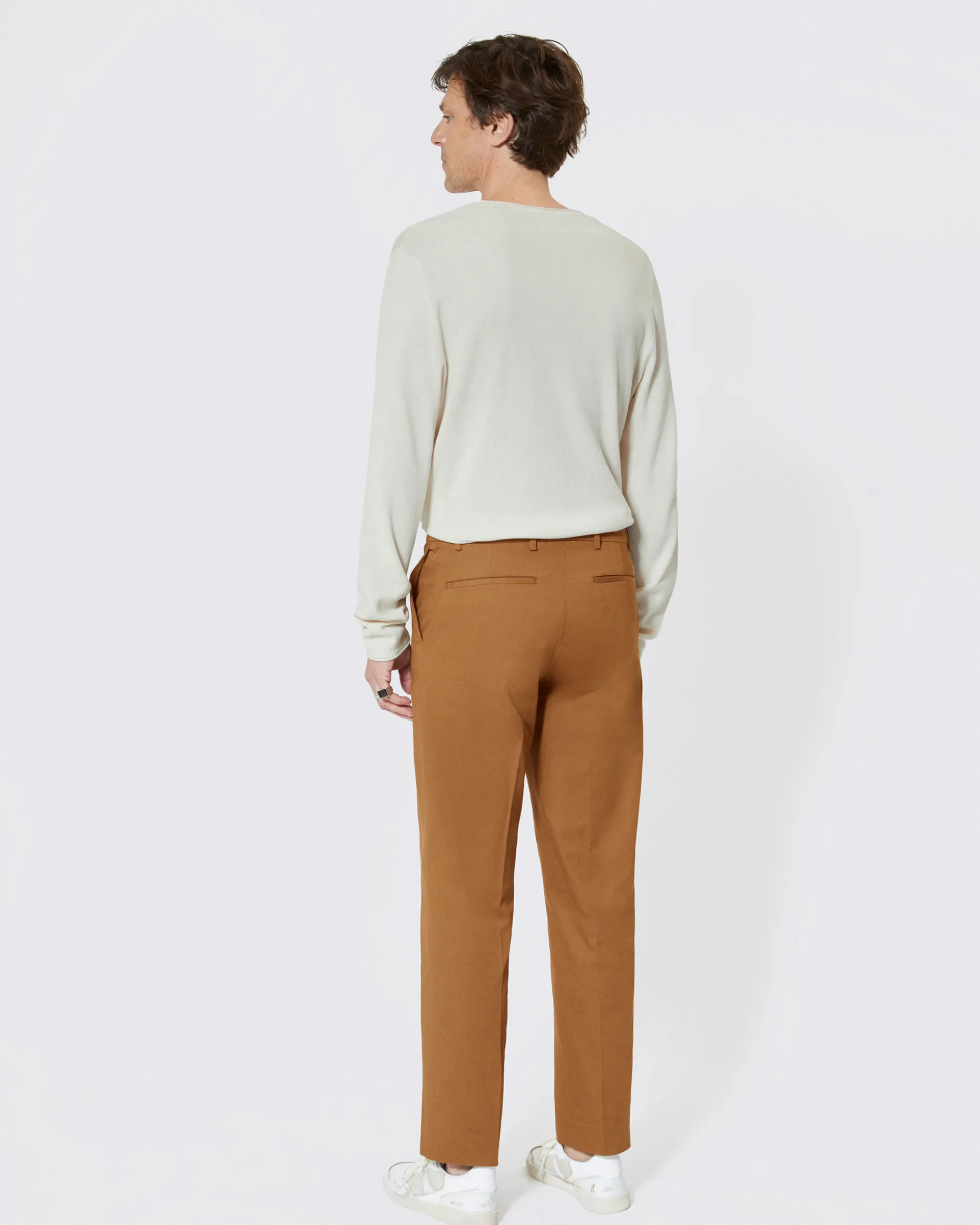 Pantalon chino bronze