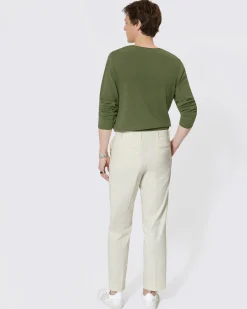 Pantalon chino écru