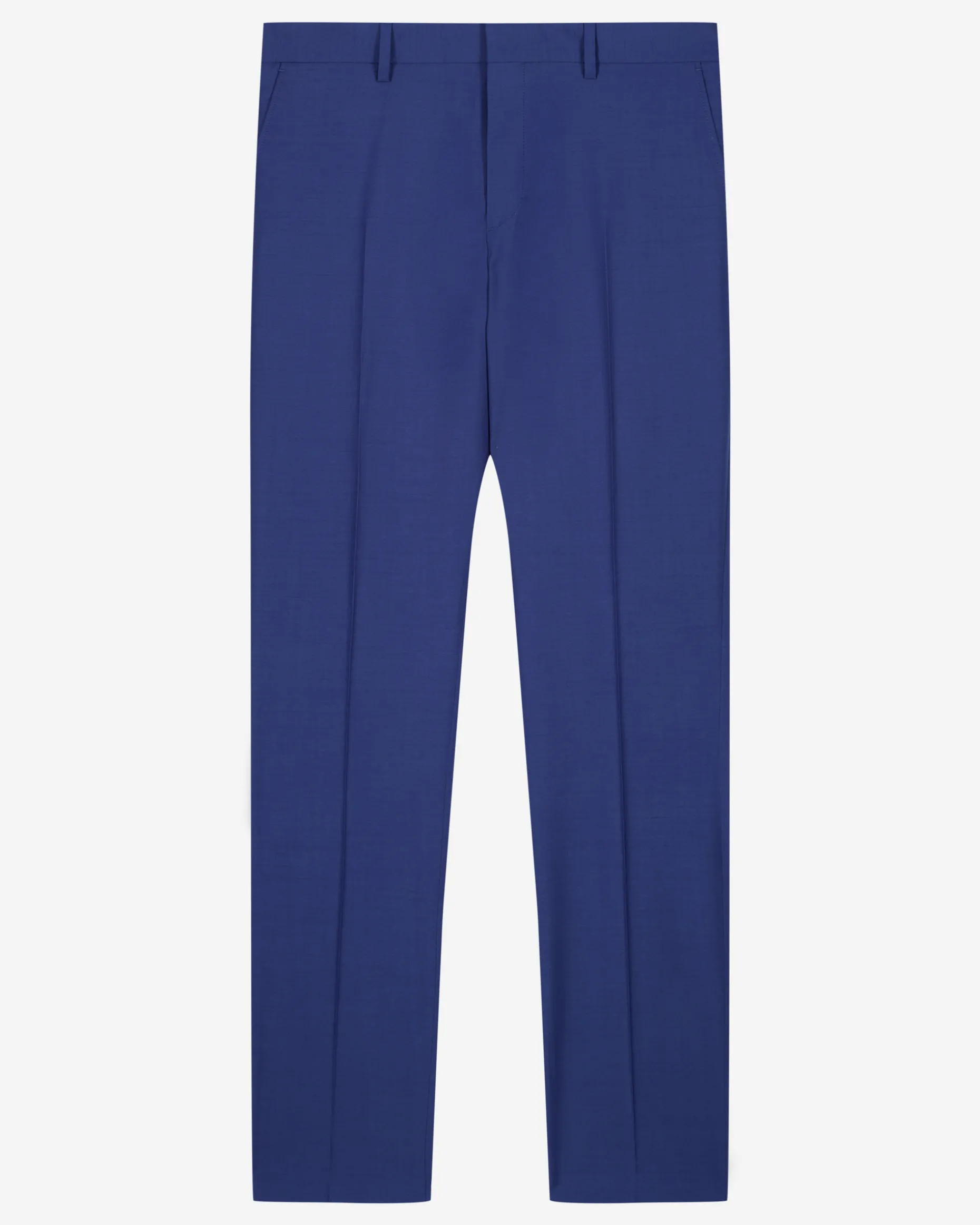 Pantalon de costume ajusté bleu