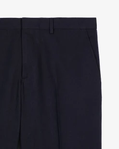Pantalon de costume droit bleu marine