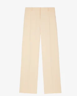 Pantalon de tailleur droit pêche