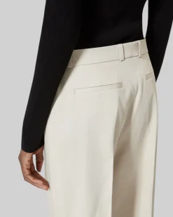 Pantalon en coton beige