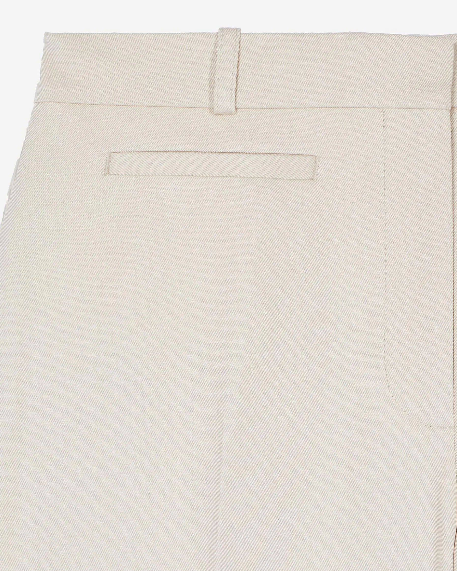 Pantalon en coton beige