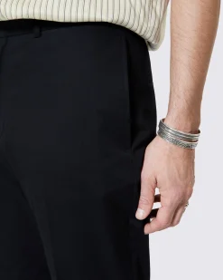 Pantalon jambe évasée noir