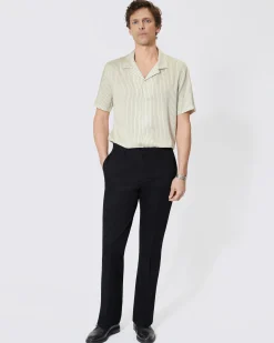 Pantalon jambe évasée noir