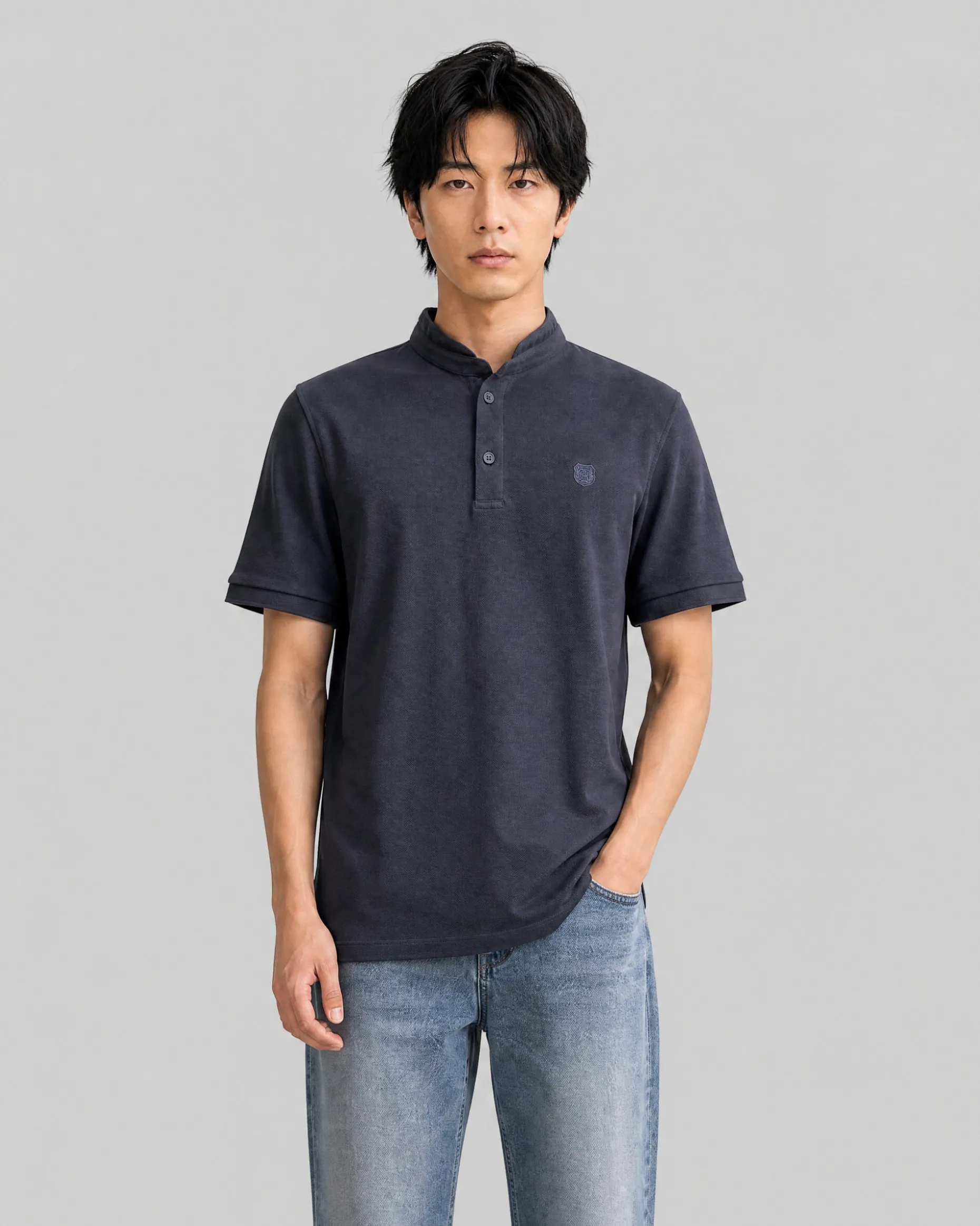 Polo col officier marine