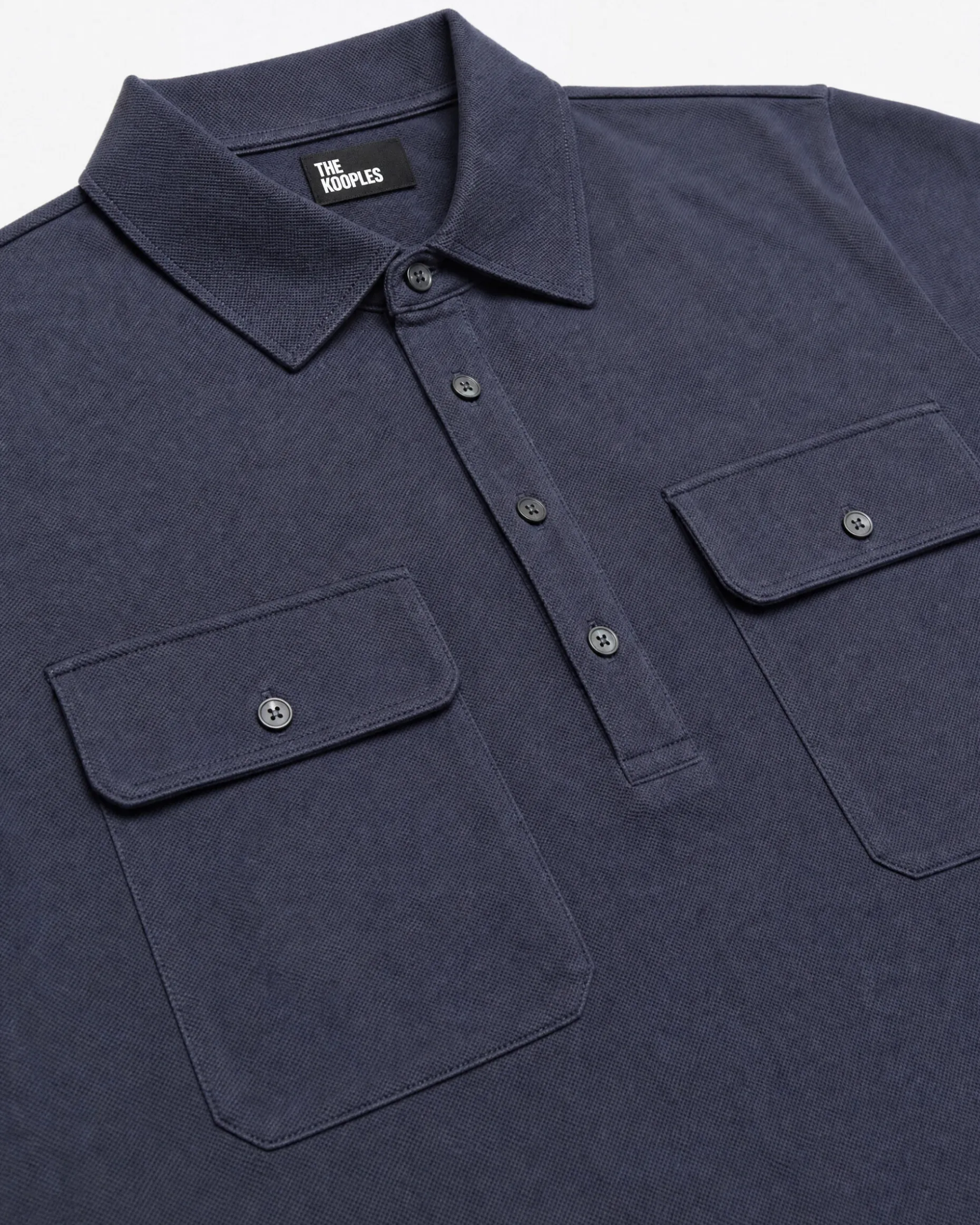 Polo manches courtes marine