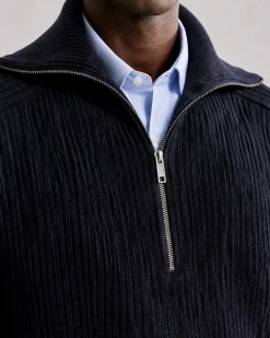 Pull col camionneur en laine marine