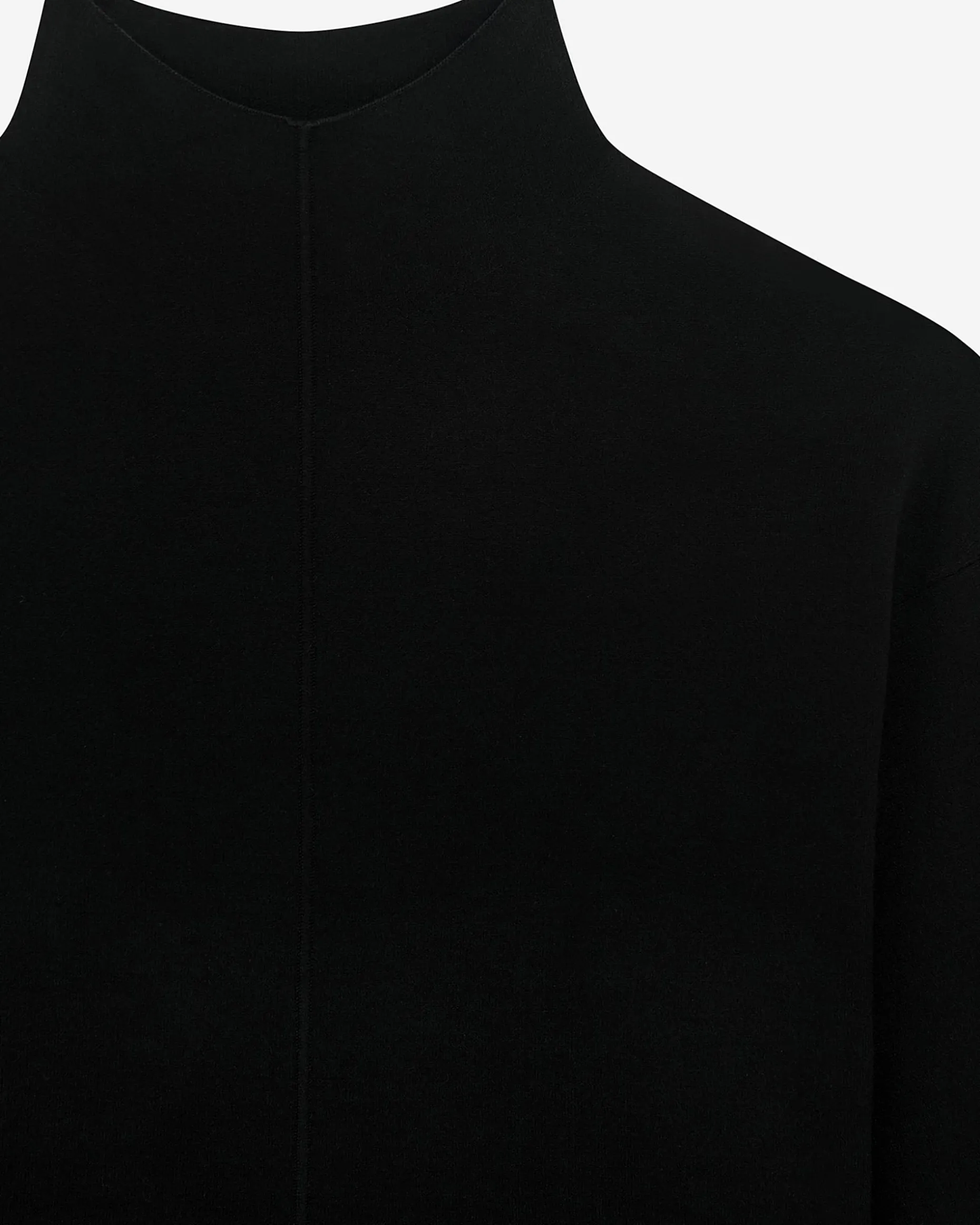 Pull col cheminée noir