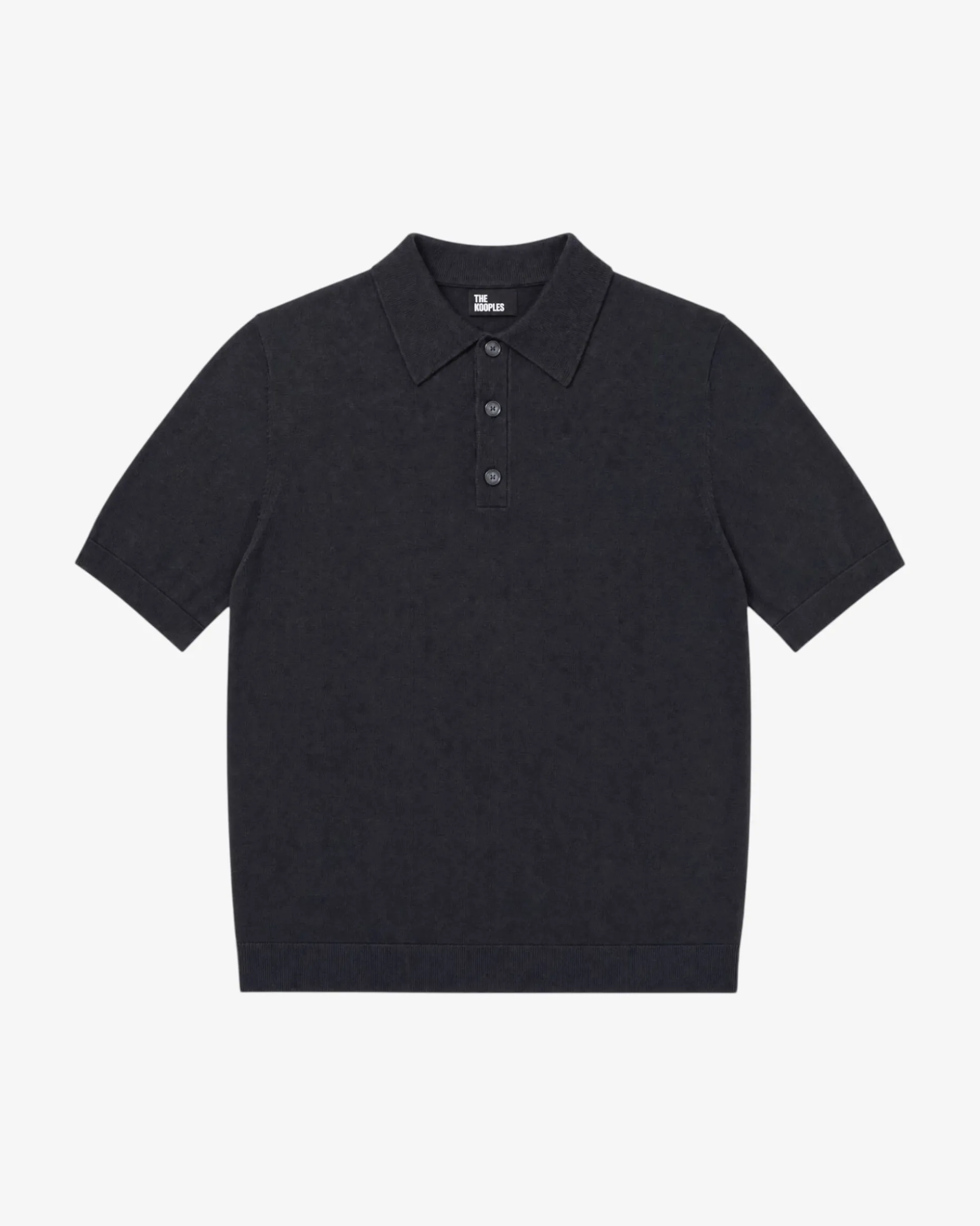 Pull col polo noir