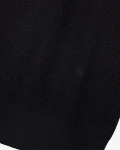 Pull col polo à zip marine
