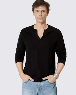 Pull col tunisien noir