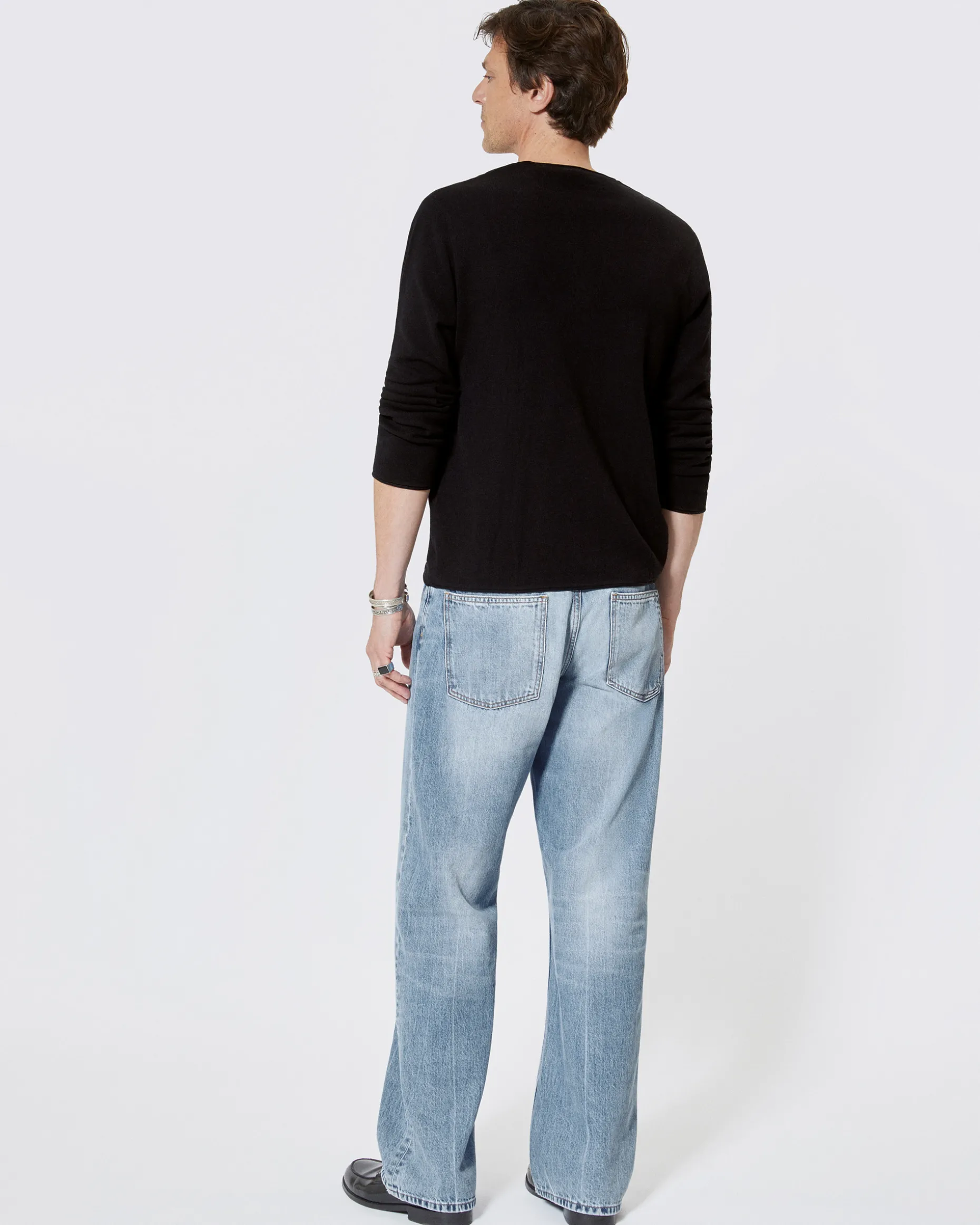 Pull col tunisien noir