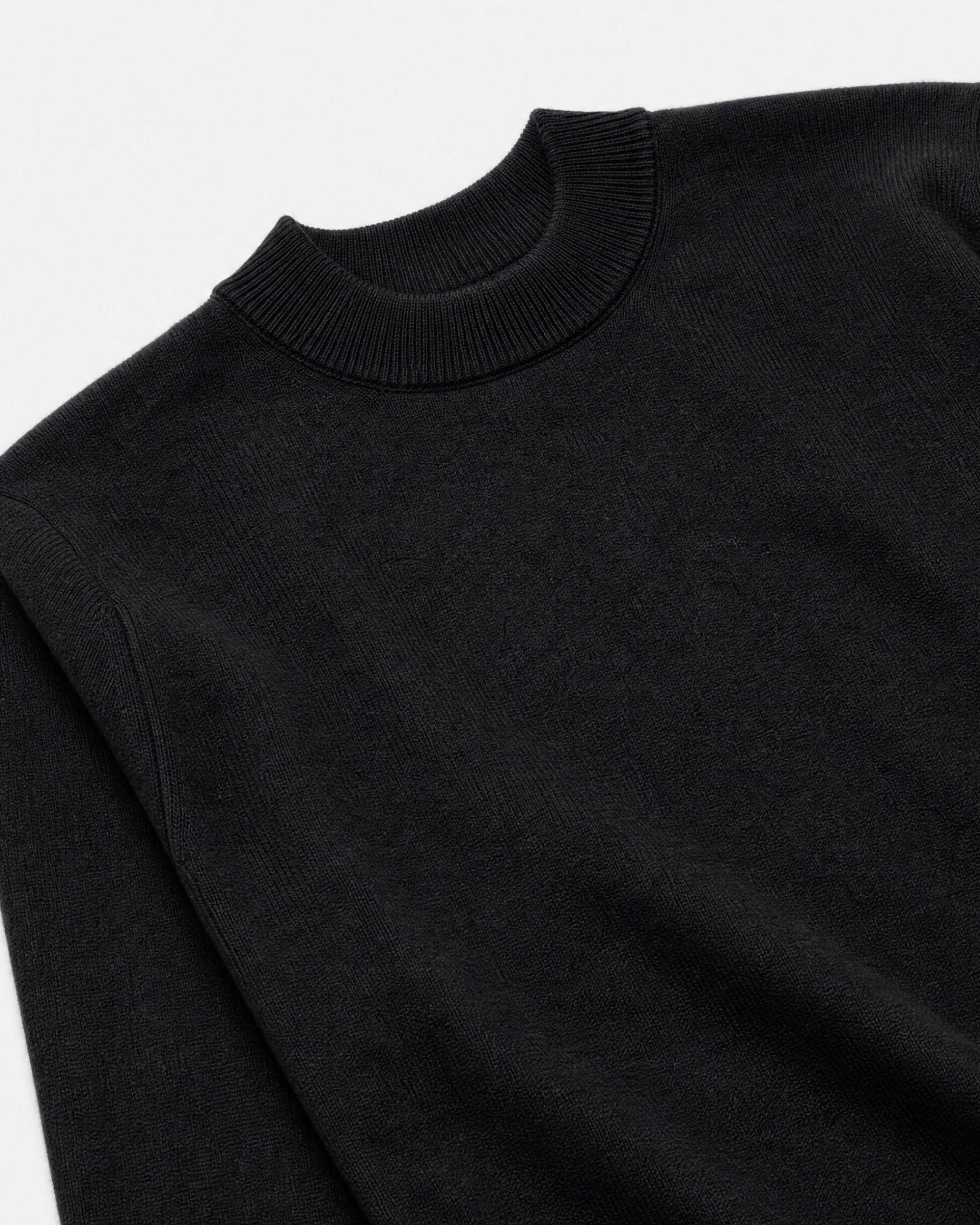 Pull en laine et cachemire noir