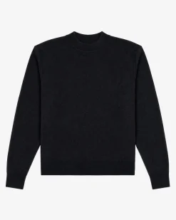 Pull en laine et cachemire noir