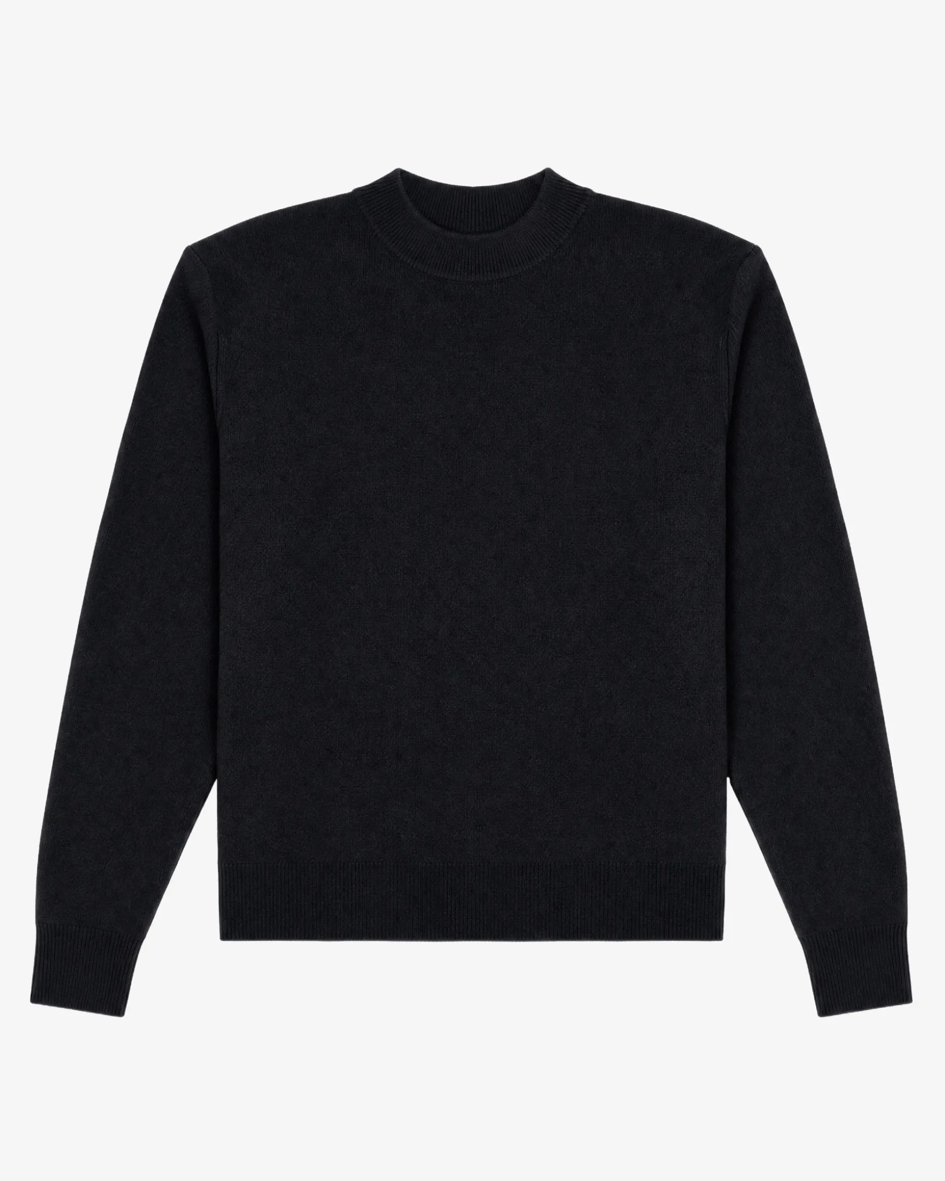 Pull en laine et cachemire noir