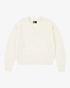Pull en laine mérinos écru