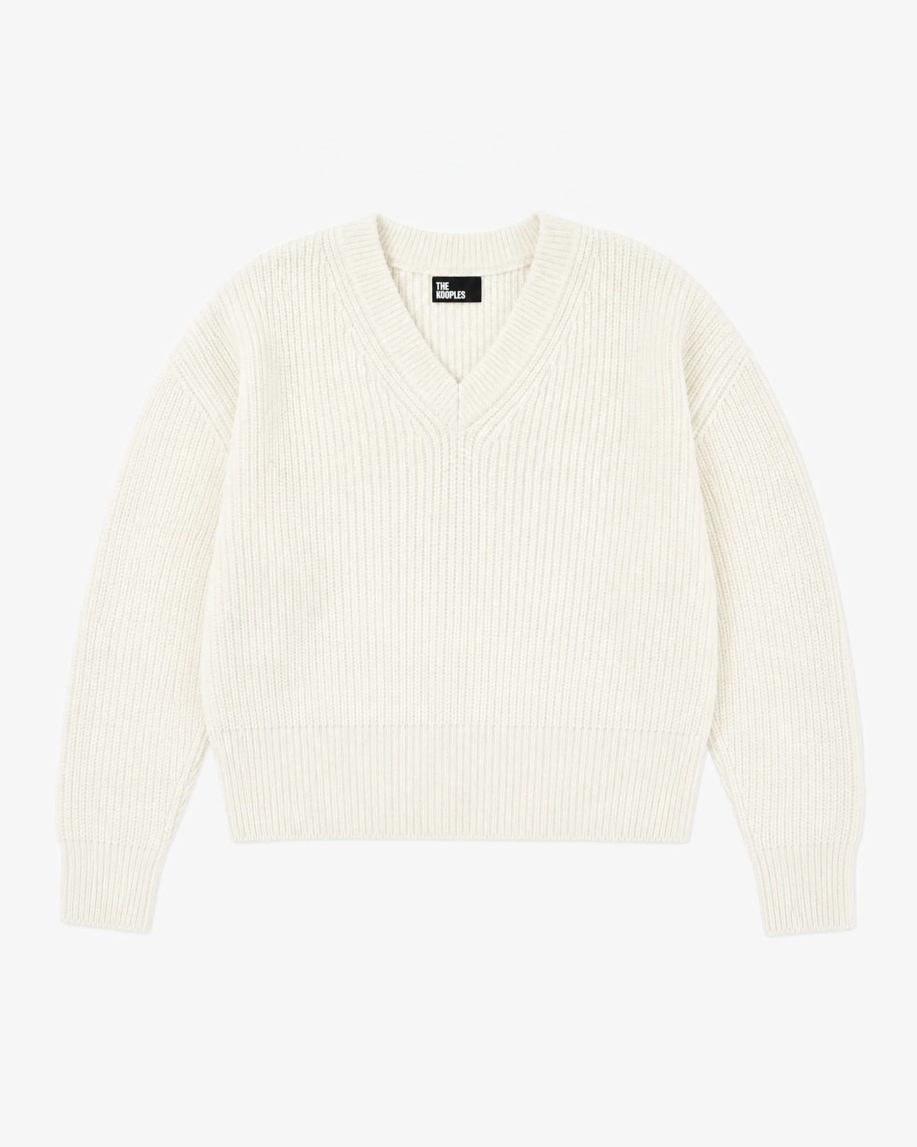 Pull en laine mérinos écru
