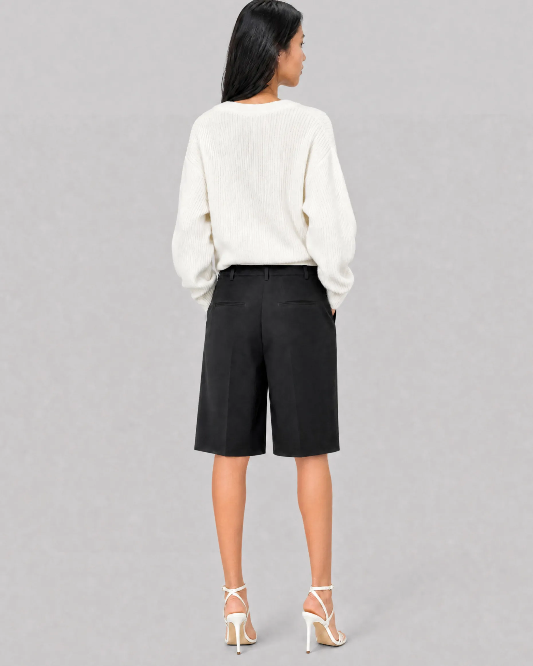 Pull en laine mérinos écru