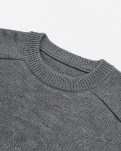 Pull en laine mérinos gris
