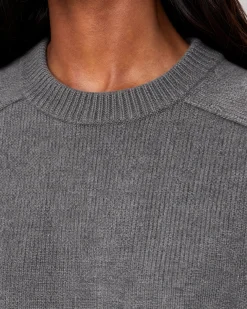 Pull en laine mérinos gris