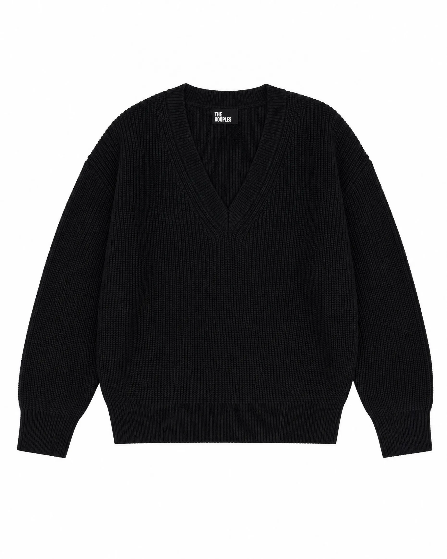 Pull en laine mérinos noir