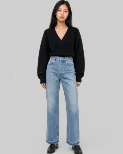 Pull en laine mérinos noir