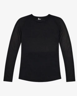 Pull en maille fine noir