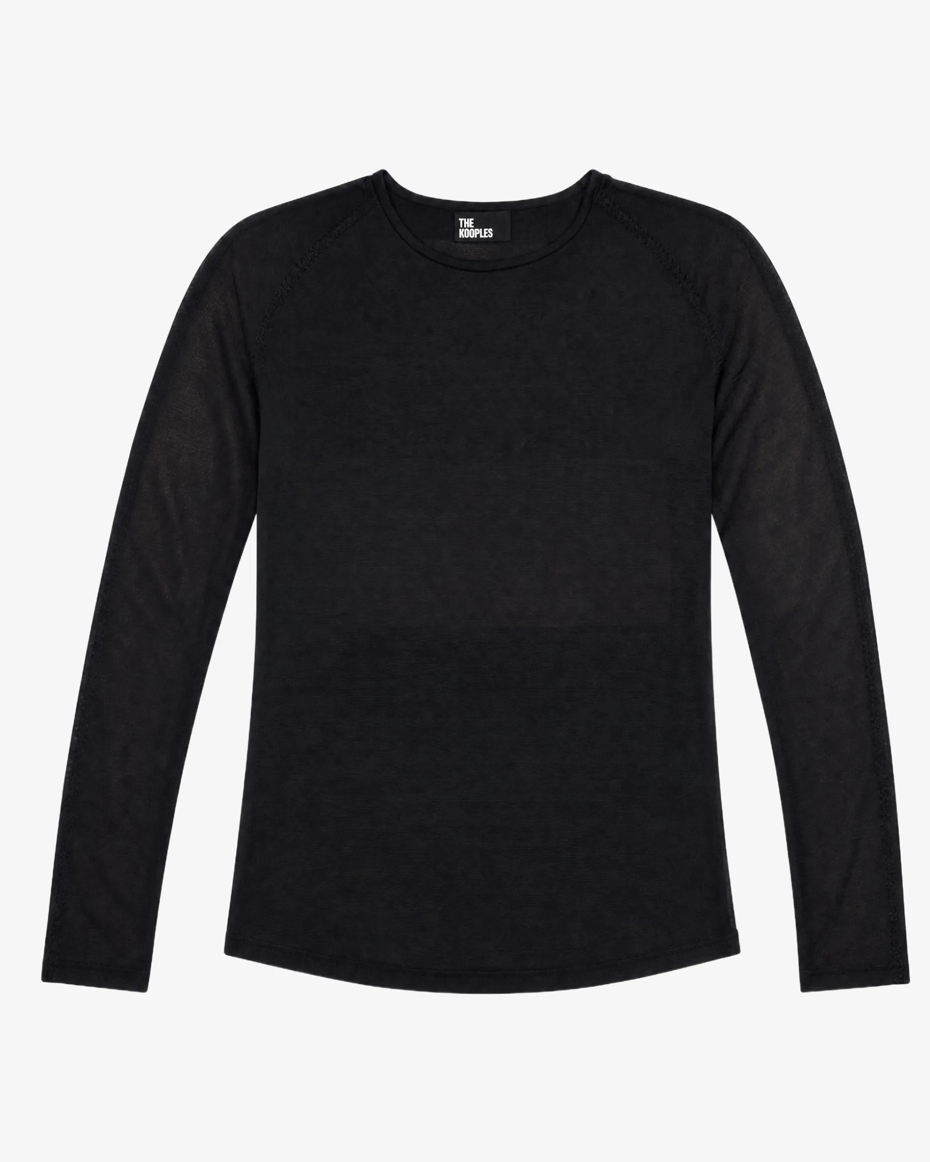 Pull en maille fine noir