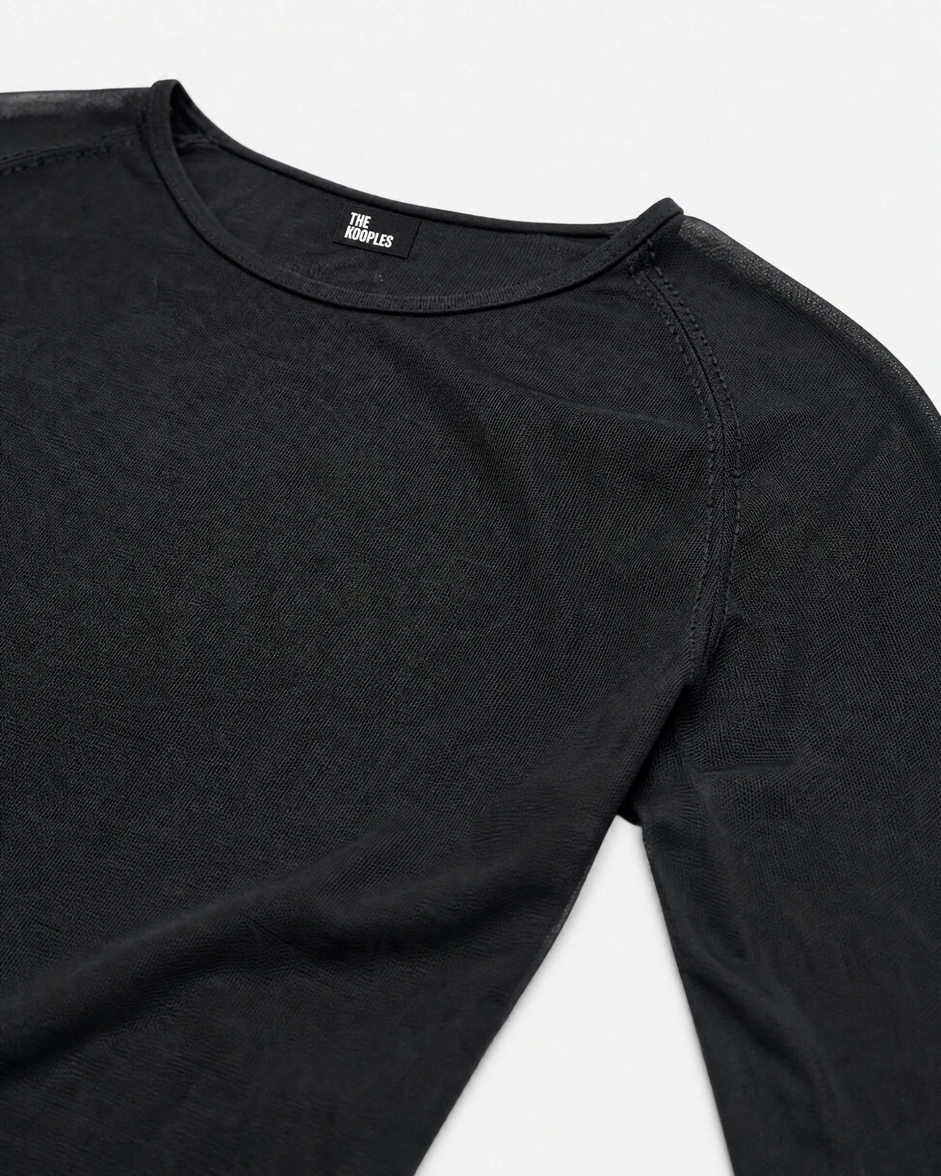 Pull en maille fine noir
