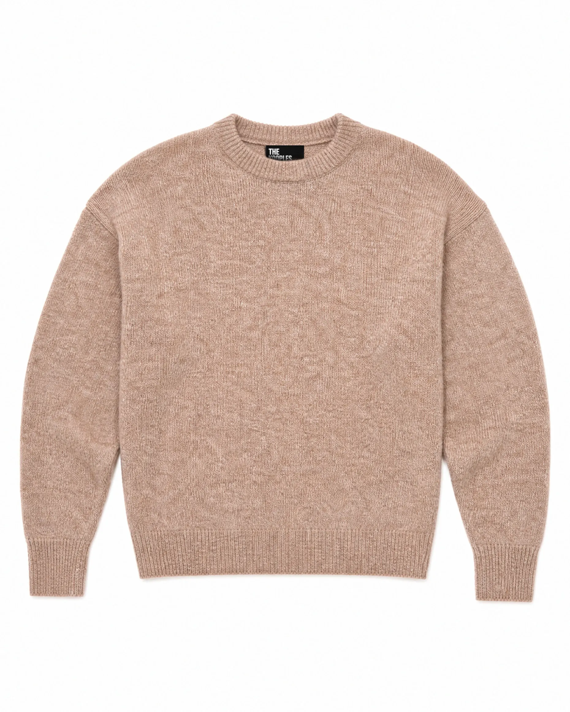 Pull en mohair mélangé beige