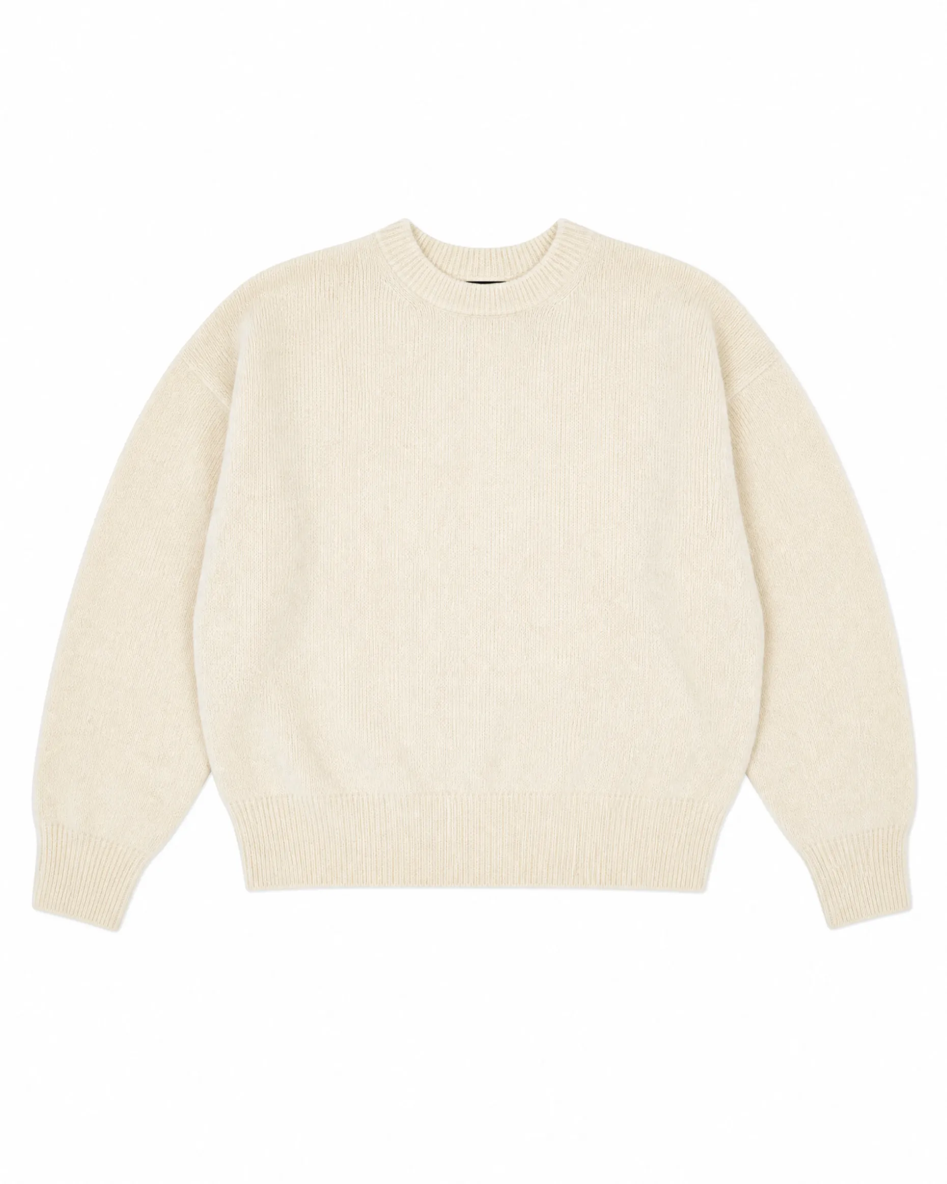 Pull en mohair mélangé ecru