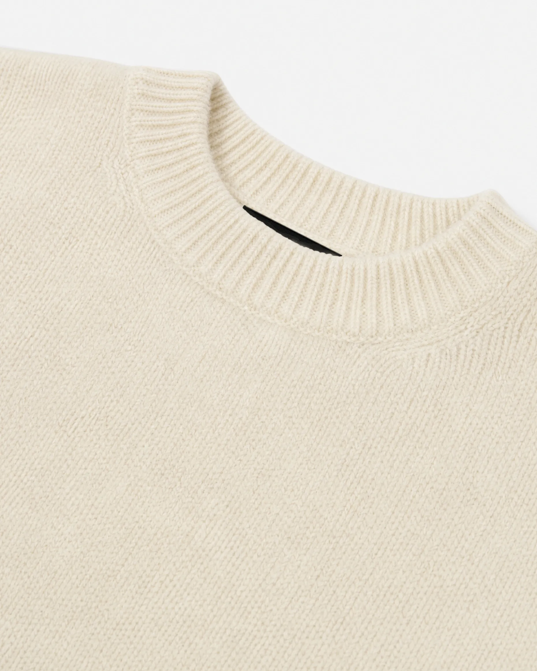 Pull en mohair mélangé ecru