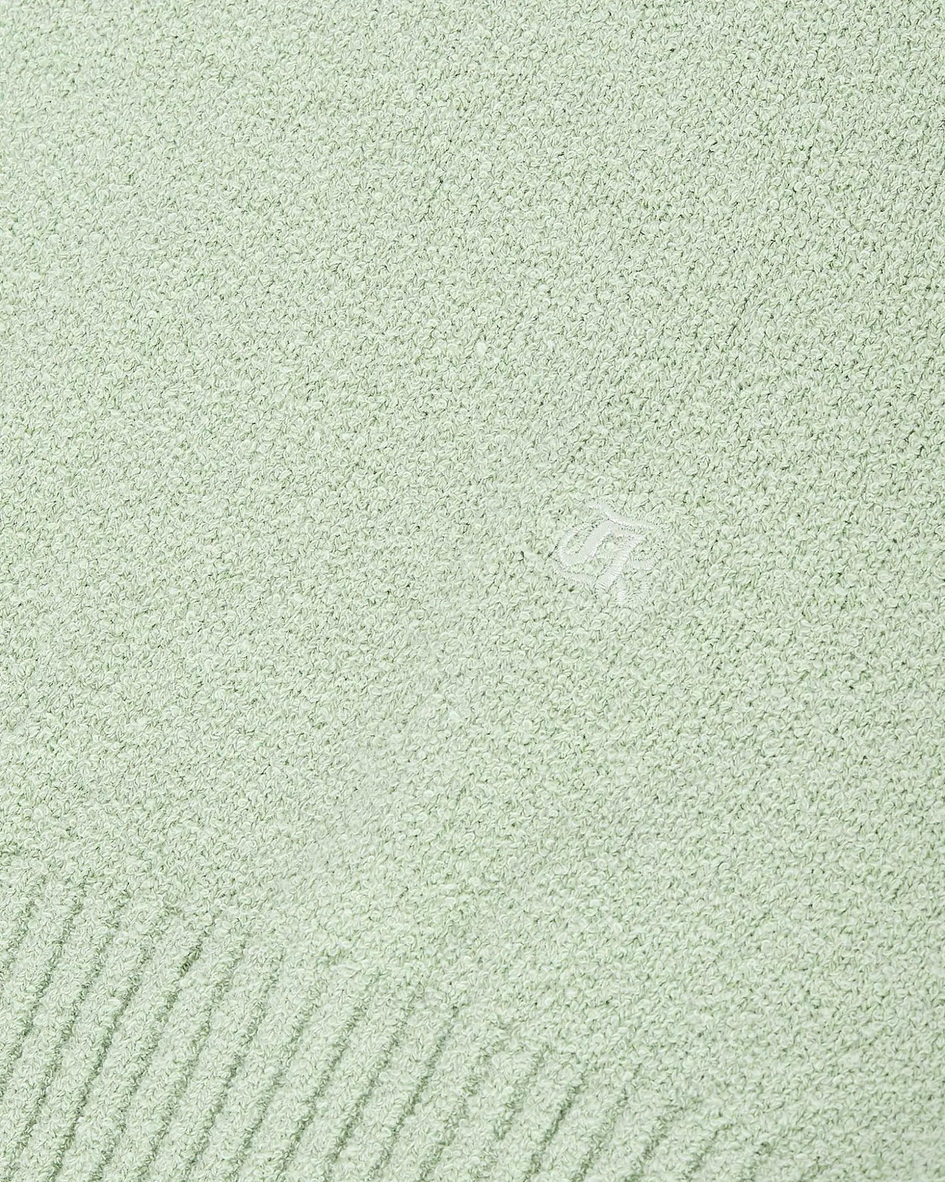 Pull manches courtes vert amande
