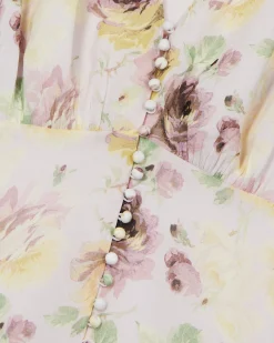 Robe courte imprimé fleuri
