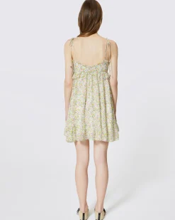 Robe courte imprimé fleuri
