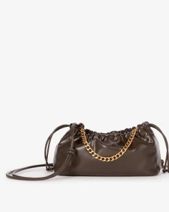 Sac Taylor en cuir recyclé marron