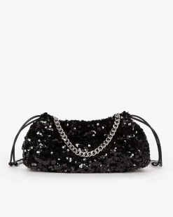 Sac Taylor à sequins noir
