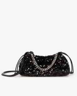 Sac Taylor à sequins noir