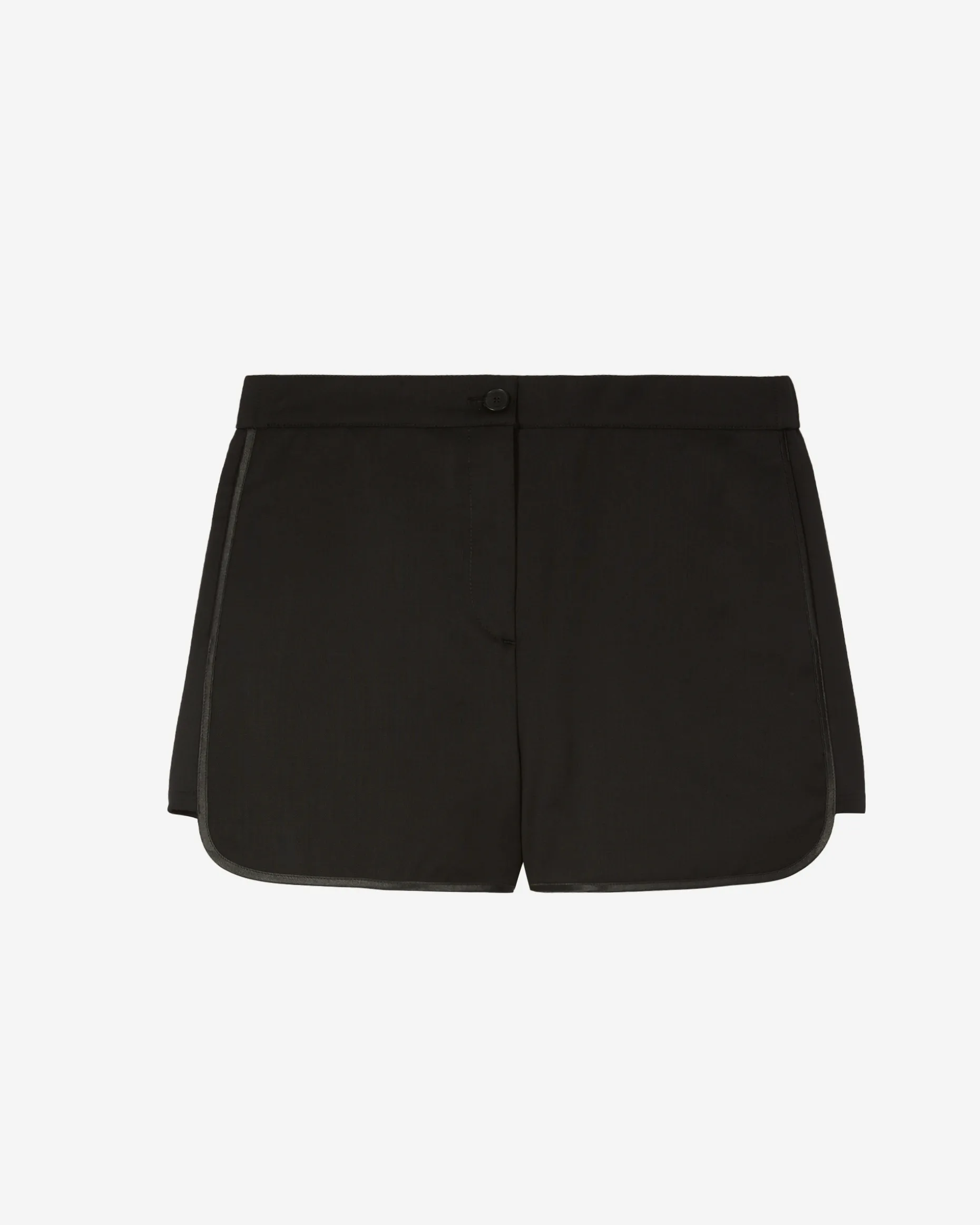 Short en laine noir