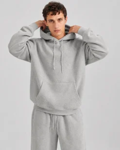 Sweatshirt à capuche gris