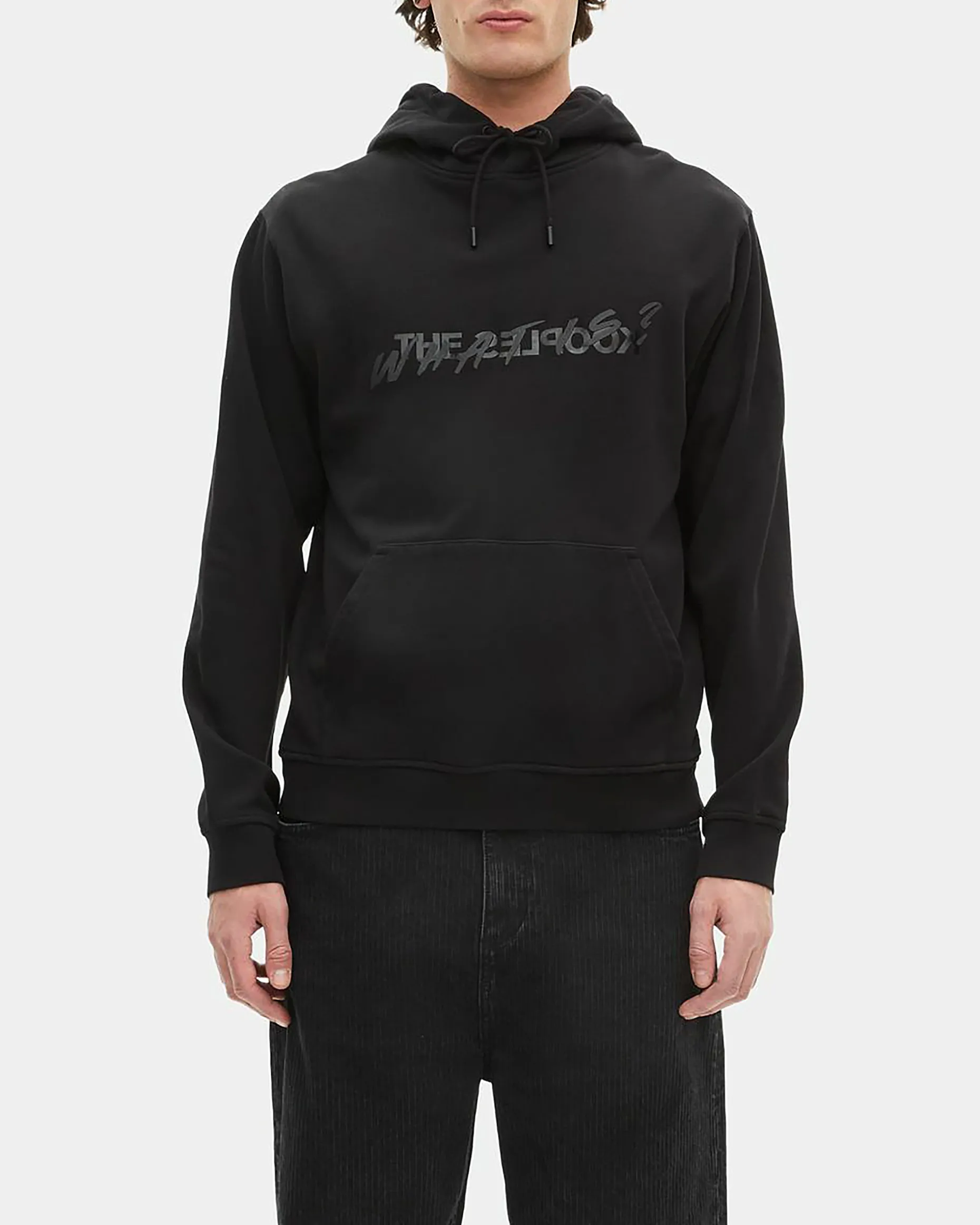 Sweatshirt à capuche What Is noir