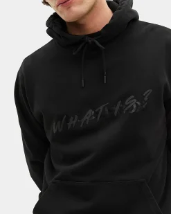 Sweatshirt à capuche What Is noir