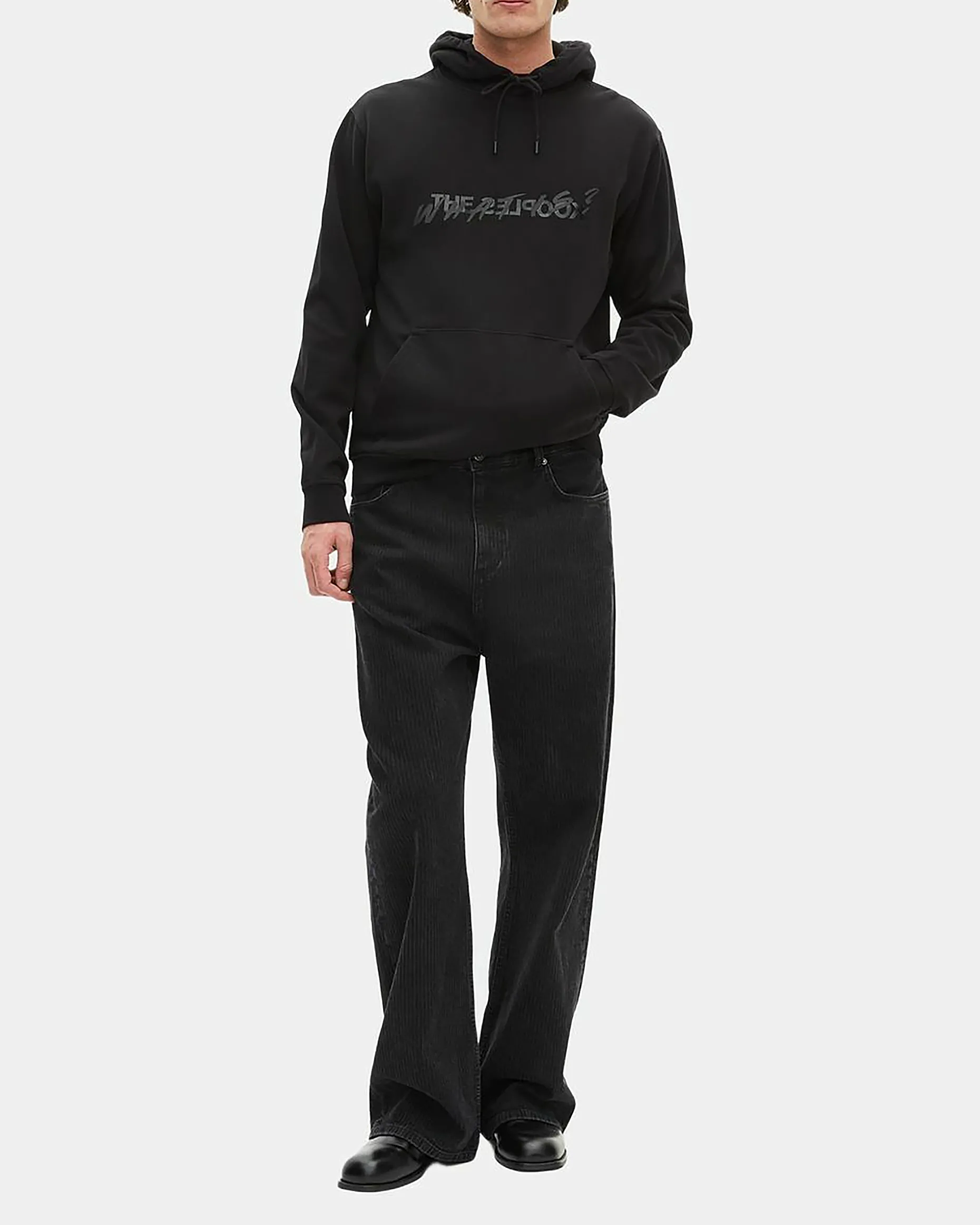 Sweatshirt à capuche What Is noir