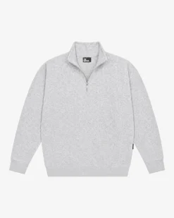 Sweatshirt col camionneur gris